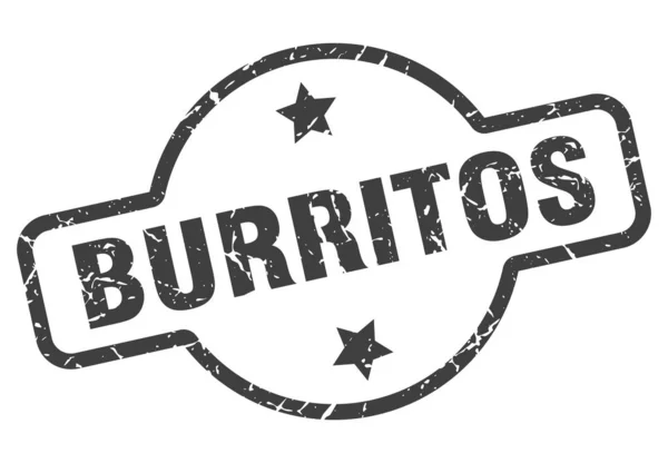 Burrito işareti — Stok Vektör