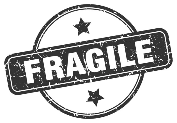 Fragile grunge stamp — Stock Vector