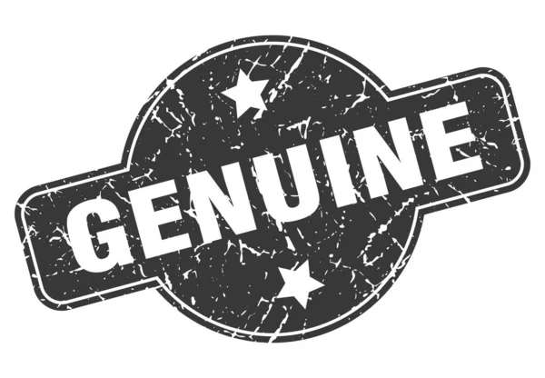 Genuine — Stock Vector