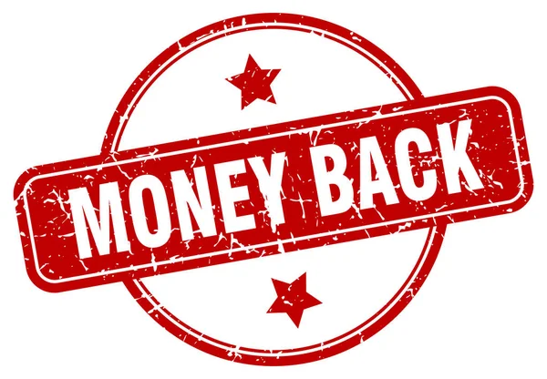Money back sign — Stock Vector