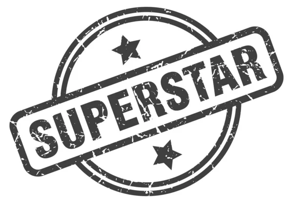 Superstar stamp — Stock Vector