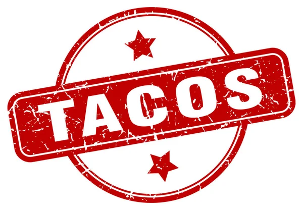 Taco's teken — Stockvector
