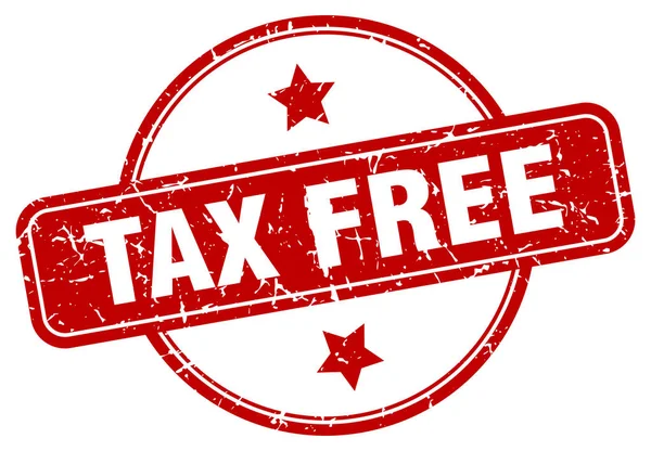 Signo libre de impuestos — Vector de stock