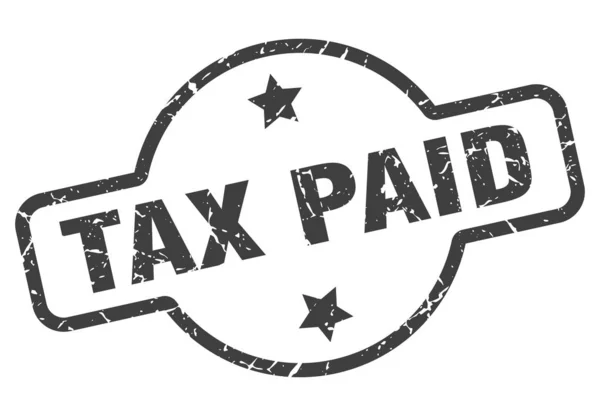 Знак уплаты налогов — стоковый вектор
