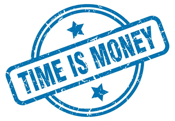 Время - печать денег — стоковый вектор