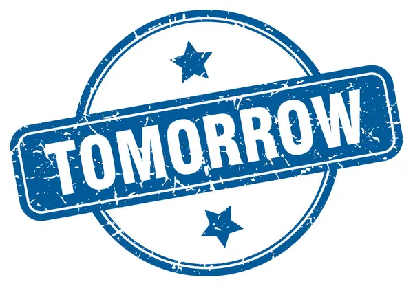 Tomorrow — Stock Vector