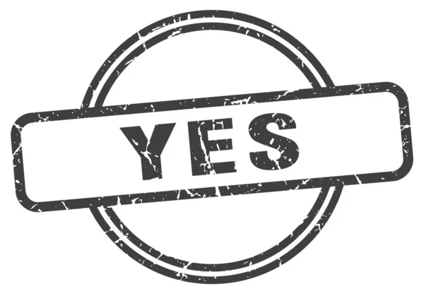 Yes — Stock Vector