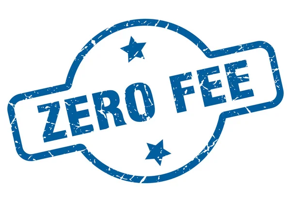 Zero fee — Stock Vector