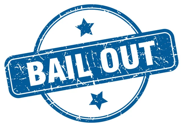 Bail out — Stock Vector
