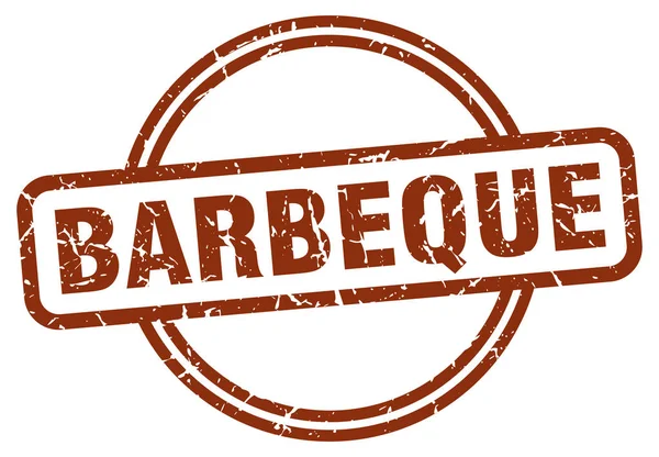 Barbeque stamp — Stock Vector