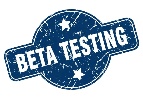 Beta testing sign — Stock Vector