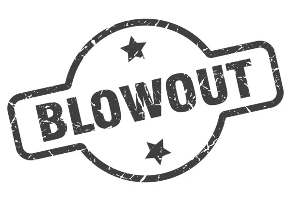 Blow out teken — Stockvector