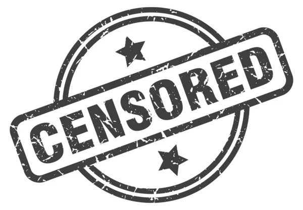 Censored stamp — Stock Vector