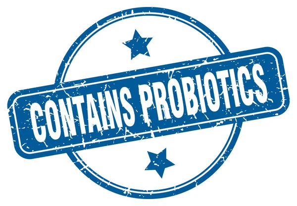 Contains probiotics — Stock Vector