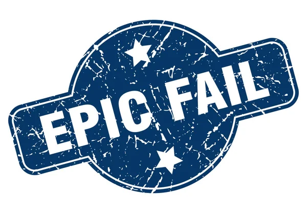 Epic fail sign — Stock Vector