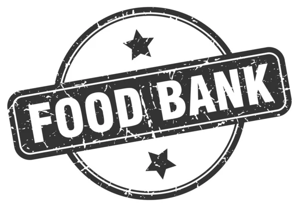 Pieczęć banku żywności grunge — Wektor stockowy