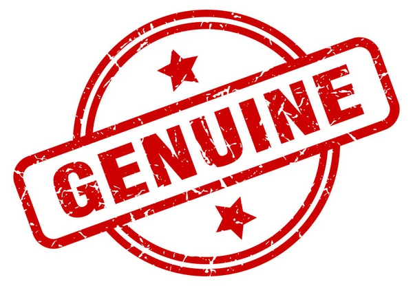 Genuine — Stock Vector