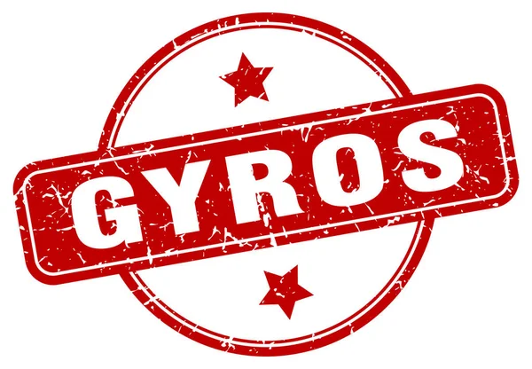 Signo de Gyros — Vector de stock