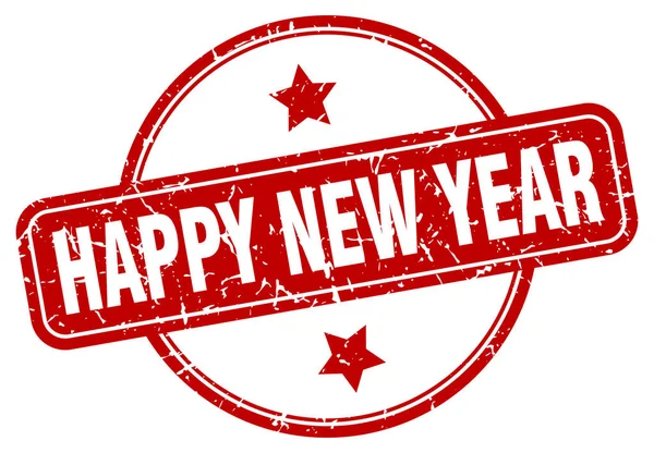 Šťastný nový rok značka — Stockový vektor