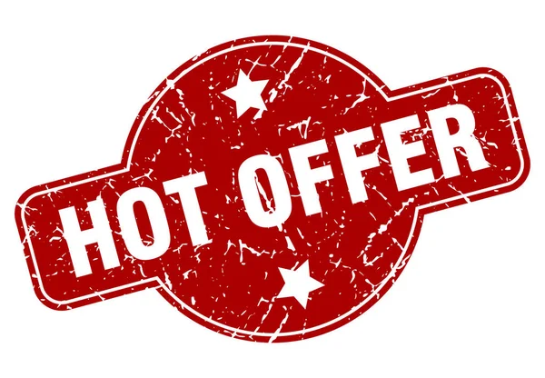 Hot offer — Stock Vector