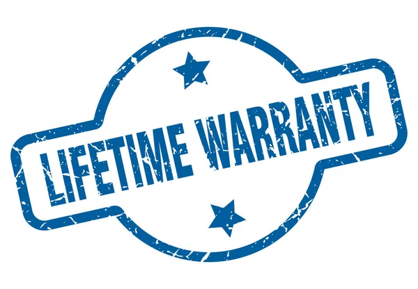 Lifetime warranty — Stock Vector