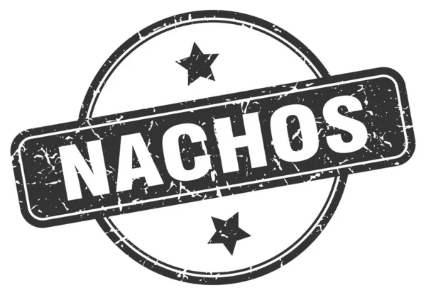 Nachos grunge stämpel — Stock vektor