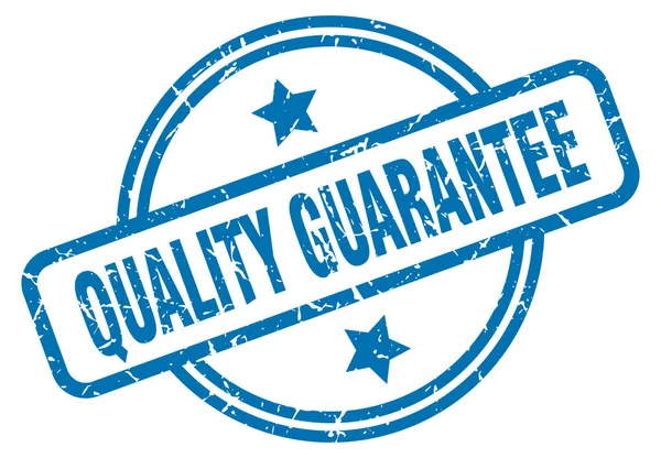 Quality guarantee grunge stamp — Stock Vector