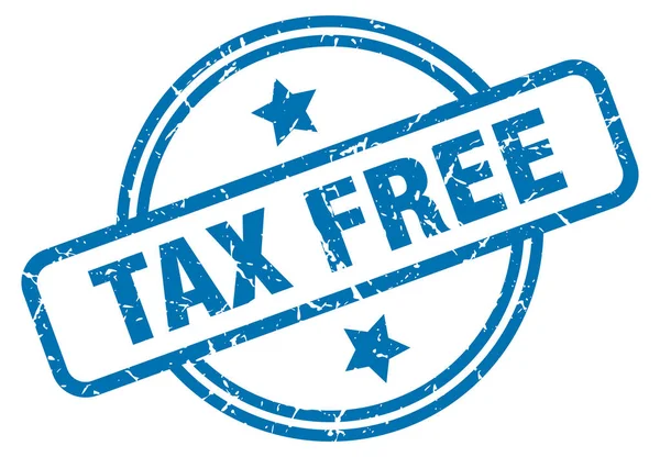 Tax Free Grunge Stempel — Stockvektor