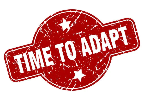 Time to adapt — Stock Vector