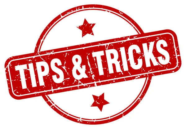 Tipy & triky znamení — Stockový vektor