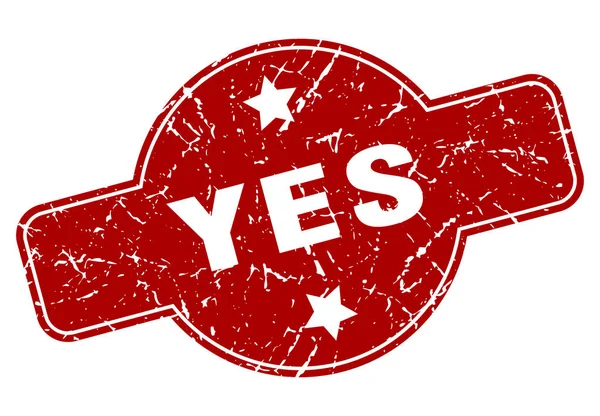 Yes — Stock Vector