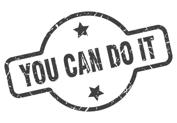 You can do it sign — Stockvector