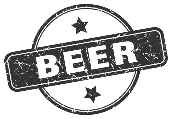 Bier-Grunge-Stempel — Stockvektor