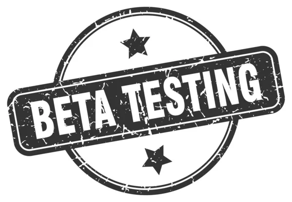 Beta test grunge damgası — Stok Vektör
