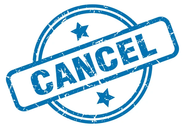 Cancelar sello grunge — Vector de stock