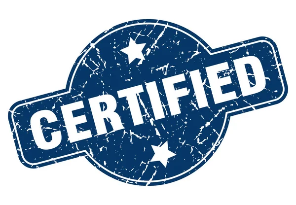 Certified sign — Stock Vector