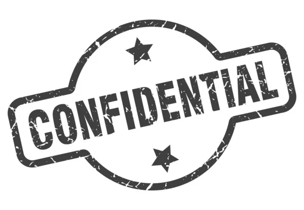 Signe confidentiel — Image vectorielle