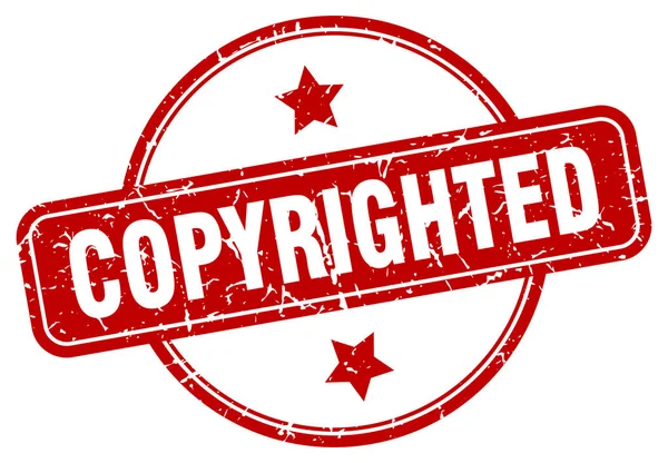 Urheberrechtlich geschütztes Zeichen — Stockvektor