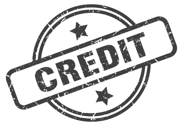 Kreditstempel — Stockvektor