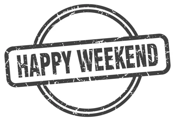 Happy weekend — Stock Vector
