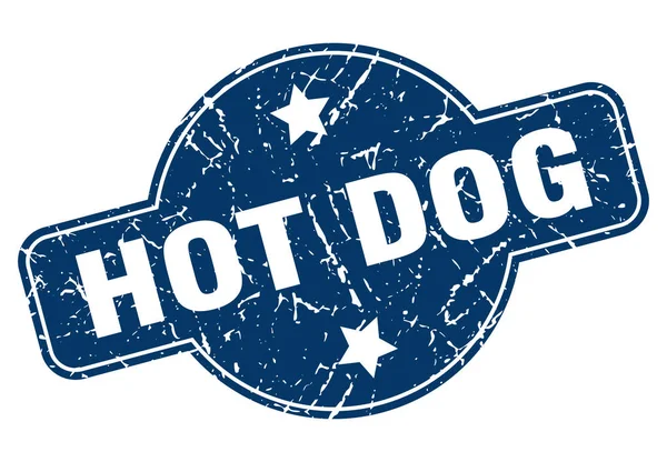 Signo de perro caliente — Vector de stock