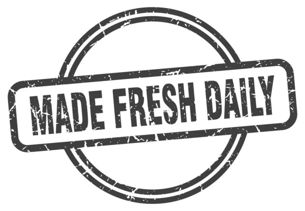 Made fresh daily — Stock Vector