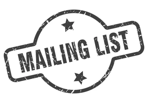 Segno della mailing list — Vettoriale Stock