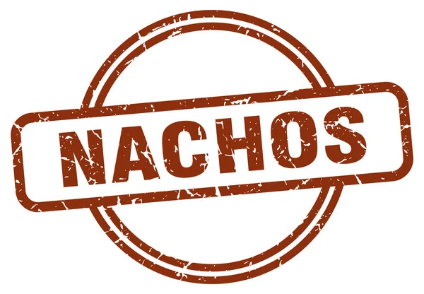 Nachos stamp — Stock Vector