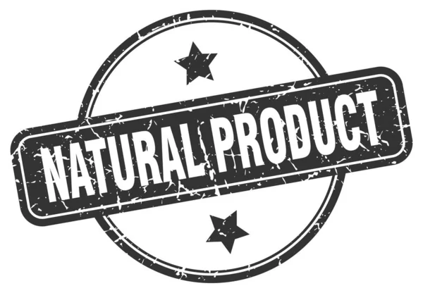 Naturalny znaczek grunge produktu — Wektor stockowy