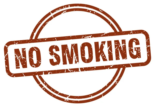 No smoking stamp — Stock Vector