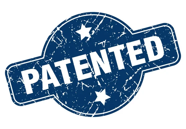 Patentiertes Zeichen — Stockvektor