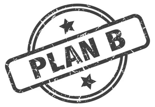 Sello del plan b — Archivo Imágenes Vectoriales