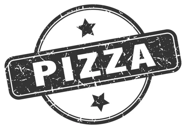 Timbro grunge pizza — Vettoriale Stock