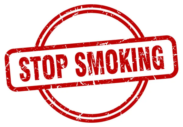 Διακοπή καπνίσματος γκραντζ σφραγίδα — Διανυσματικό Αρχείο